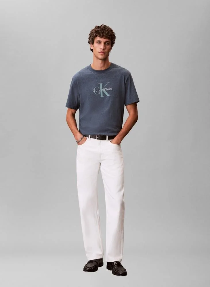 Calvin Klein Jeans  Monogram Logo T-shirt for Men | Best Price UAE