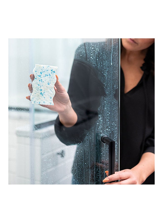 Scrub Daddy - ممحاة دادي إسفنجة مزدوجة الجوانب - 10 مرات أكثر متانة من الممحايات التقليدية مع جواهر فرك - تزيل الأوساخ، والخدوش والبقع - ممحاة إسفنجية مفعّلة بالماء، مجموعة من 2 - Image 1