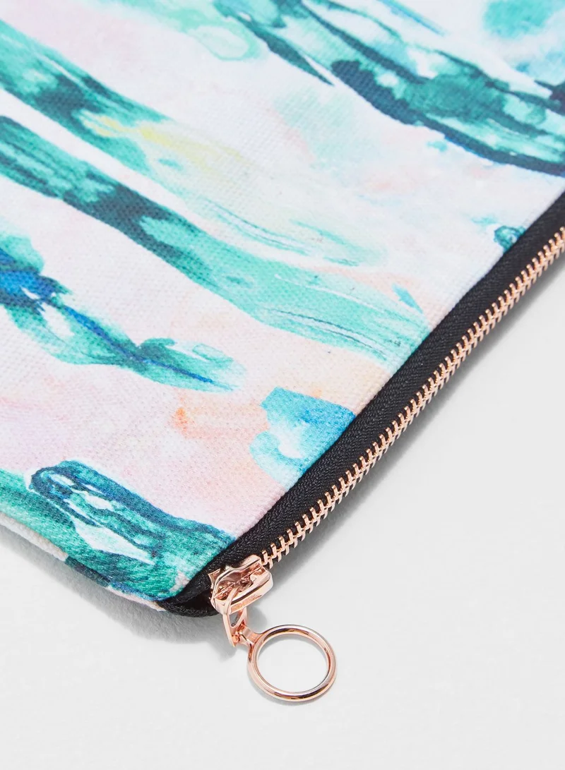 Nikki Strange Painterly Cactus Travel Bag