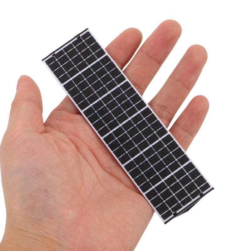Miniature Solar Panels for Diorama, 1:87 Sand Table Architectural Model Accessories, Realistic Solar Energy Module for Model Train Scenery Road Scenes - Image 2