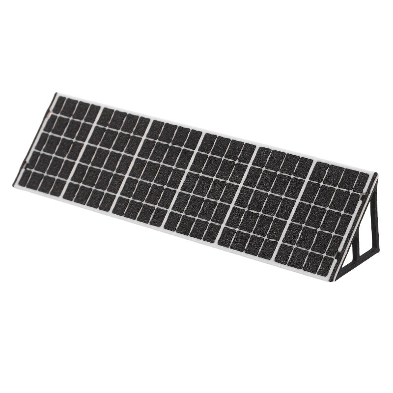Miniature Solar Panels for Diorama, 1:87 Sand Table Architectural Model Accessories, Realistic Solar Energy Module for Model Train Scenery Road Scenes - Image 3