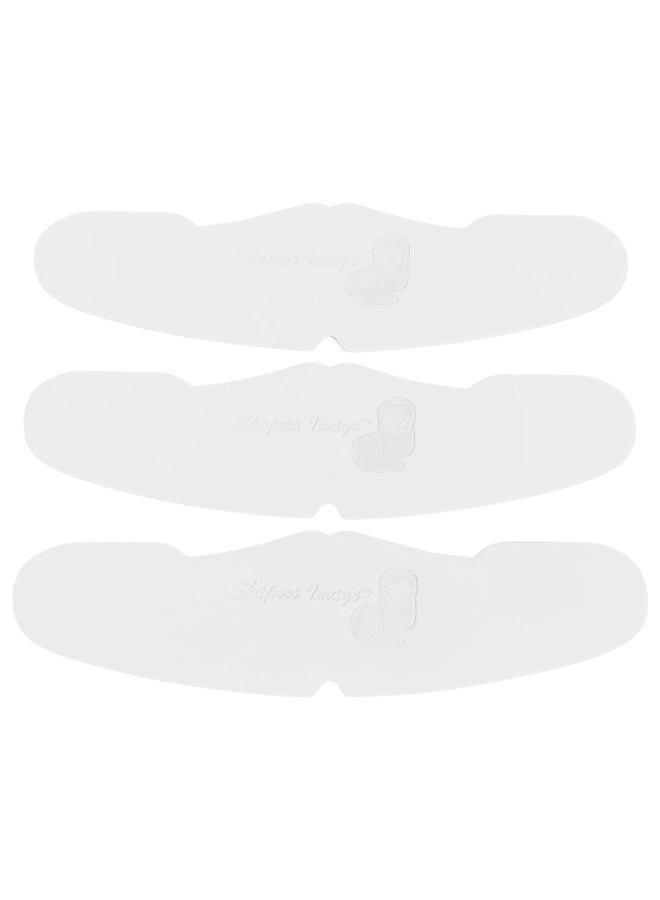 Shapers Image 3Pk. White Manta Ray Baseball Cap Crown Inserts - Low Profile Cap Shaper & Stretcher - Flex-fit Support - Hat Padding & Cleaning Aide - Cap Storage Aide - 100% MBG - Image 2