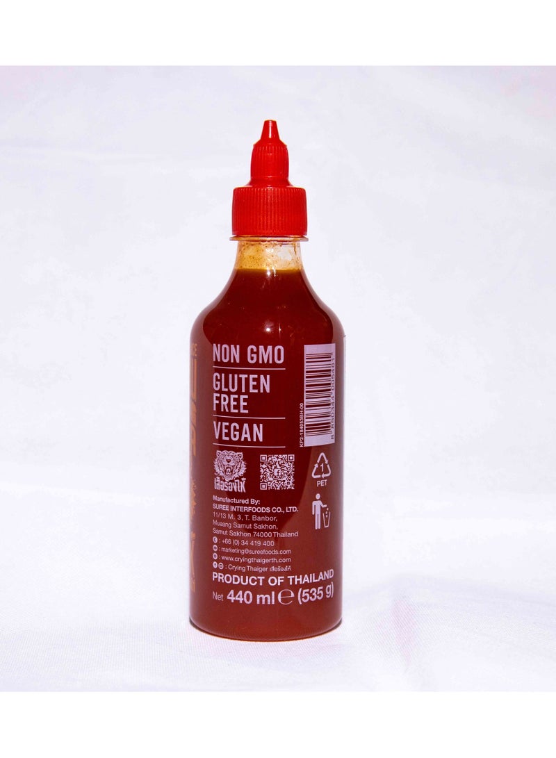 Suree Crying Thaiger Sweet Chilli Sriracha Sauce 440ml - Image 2