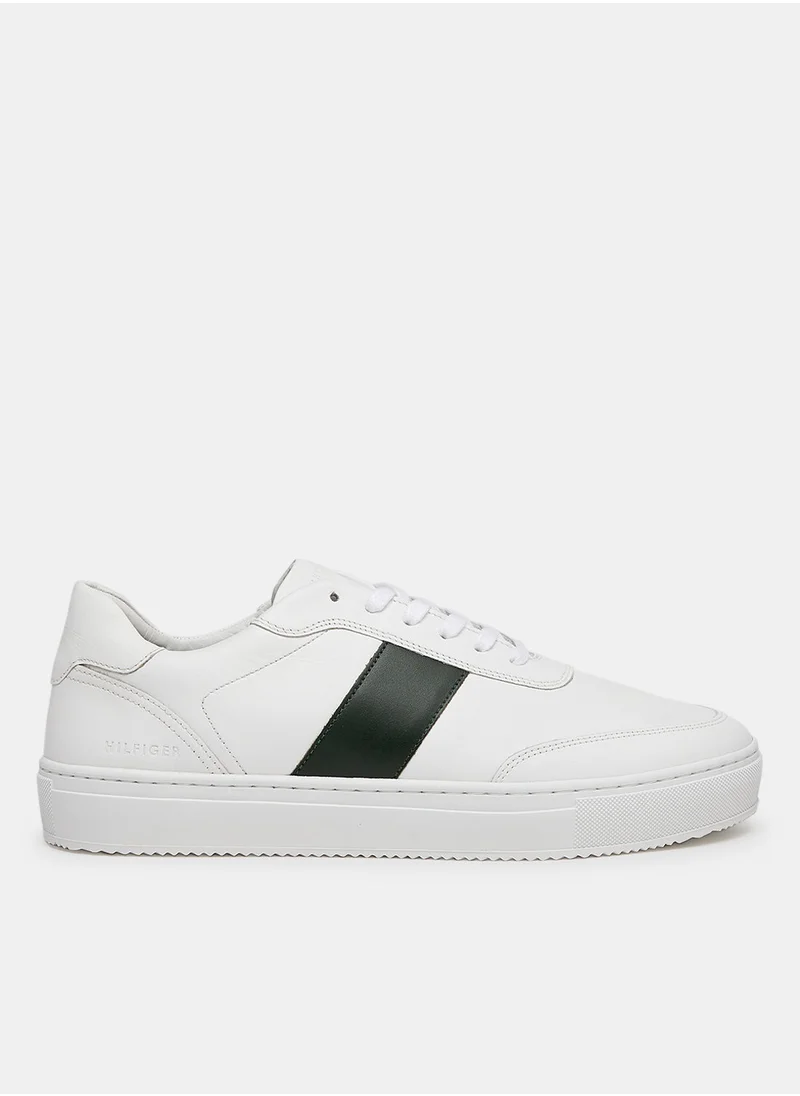 TOMMY HILFIGER Premium Colourblock Leather Sneakers