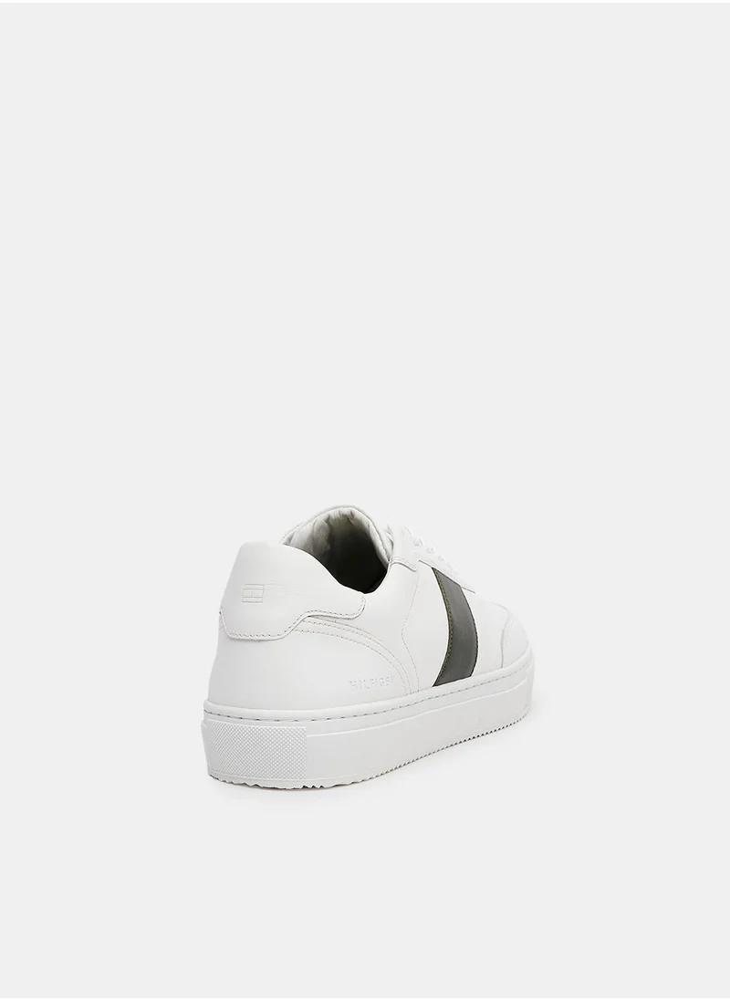 TOMMY HILFIGER Premium Colourblock Leather Sneakers