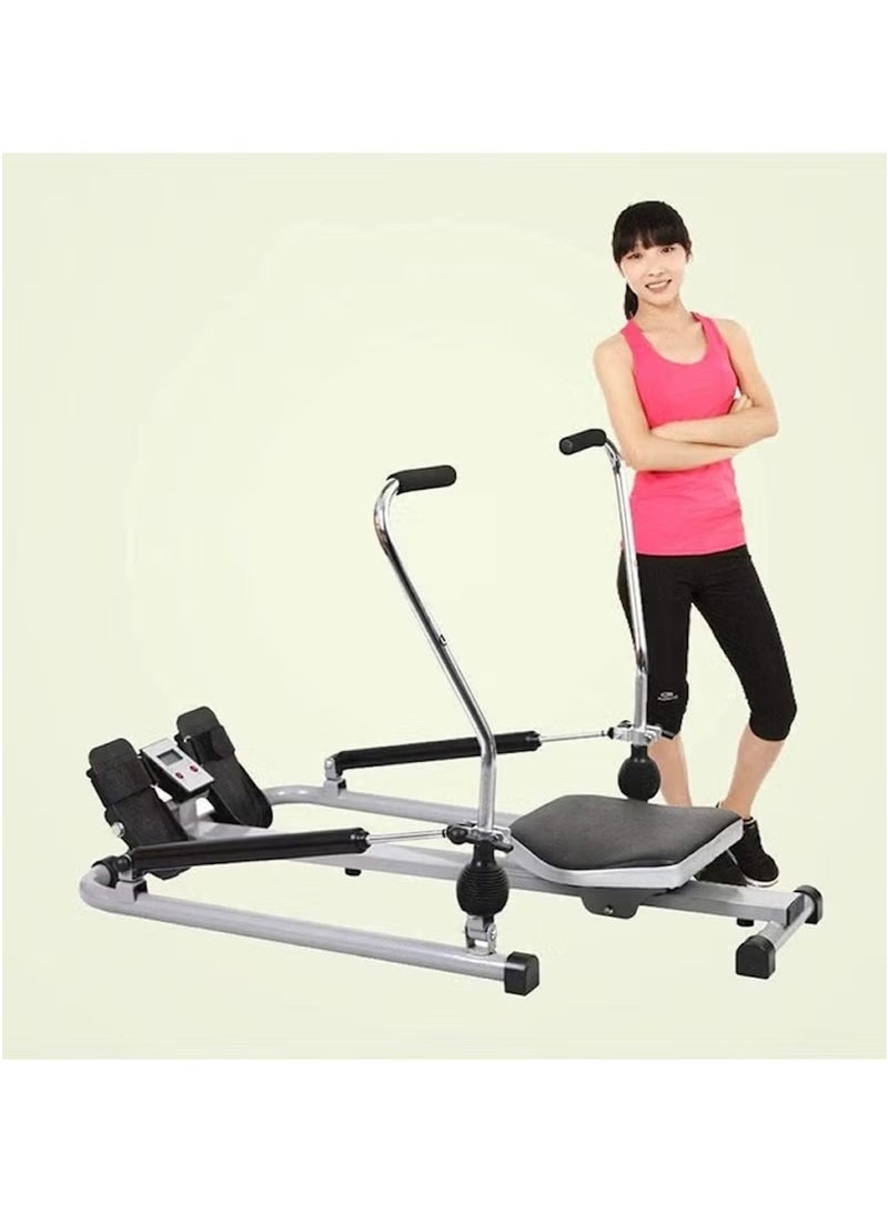 Huitich Foldable Dual-Bar Hydraulic Rowing Machine – Silent Home Fitness Trainer - Image 5