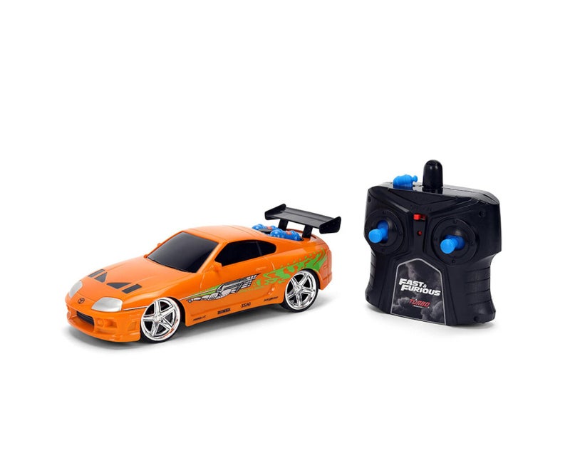 Jada Elite Fast & Furious Brian’s Toyota Supra Nitro Powered RC Car (1:24, Orange) - Image 2