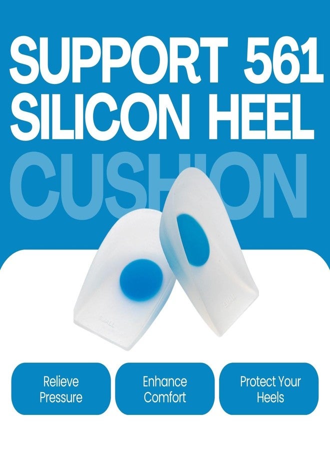 Aktive Support 561 Silicon Heel Cushion - Medium (White) - Image 2