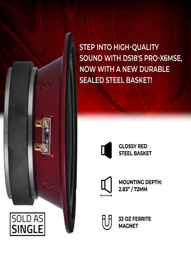 DS18 6-Inch 450 W Car Pro Audio Midrange Loud Speaker - Image 3