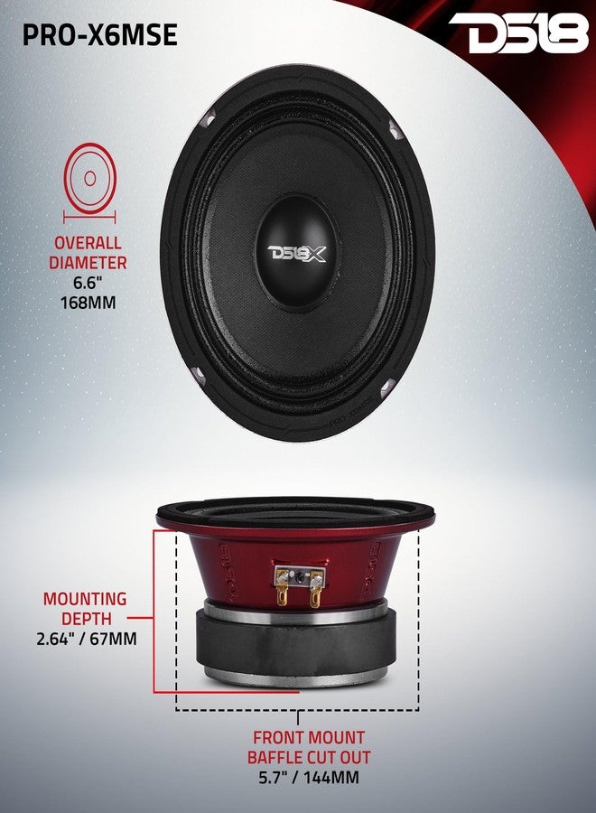 DS18 6-Inch 450 W Car Pro Audio Midrange Loud Speaker - Image 5