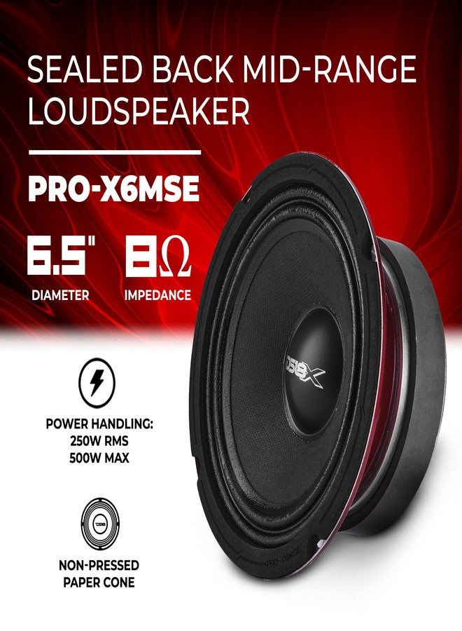 DS18 6-Inch 450 W Car Pro Audio Midrange Loud Speaker - Image 2