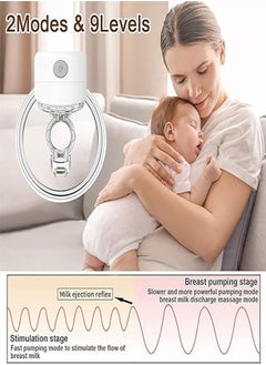 Filly Wearable Double Electric Breast Pump, Low Noise, Smart Display, 2 Modes 9 Levels  - Image 4