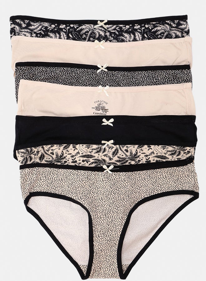 Pack of 7 Colored Bikini Panties