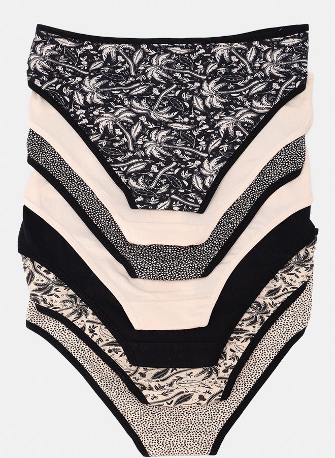 Pack of 7 Colored Bikini Panties