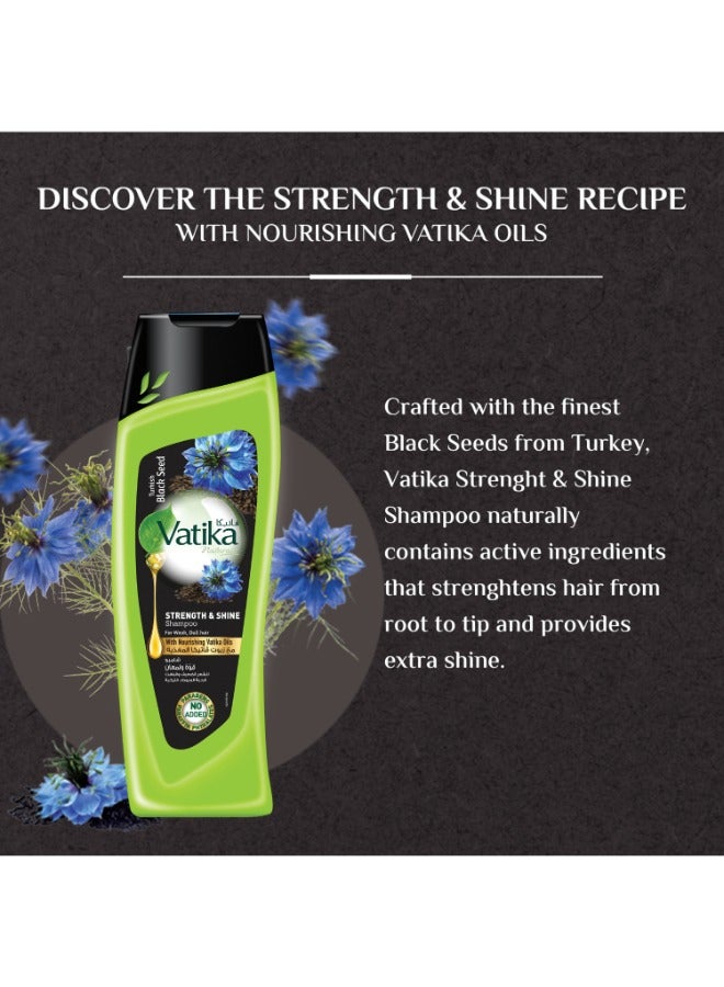 Vatika Naturals Turkish Blackseed Strength And Shine Shampoo Pack Of 2 400ml  - Image 4