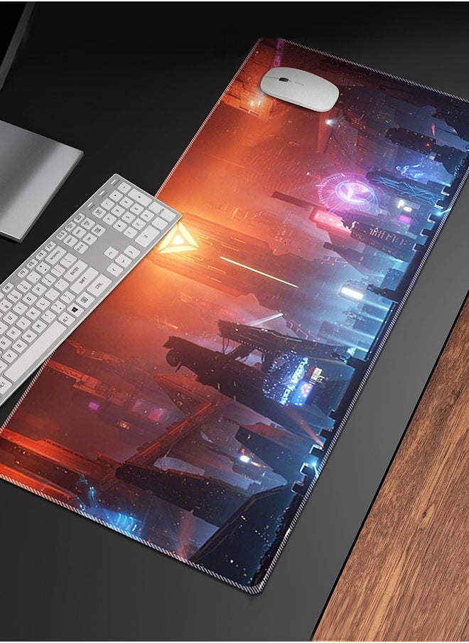 1000x500mm Large Gaming Mouse Pad ,Anti-SkidMousepad Large Keyboard Mouse Pad DeskMat with Stitched Edges