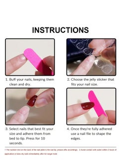 SYNSYB 24-Piece Short Square Press-on Toenails:Acrylic Fake Nails ,toe fake nails for Seamless Fit  - Image 3