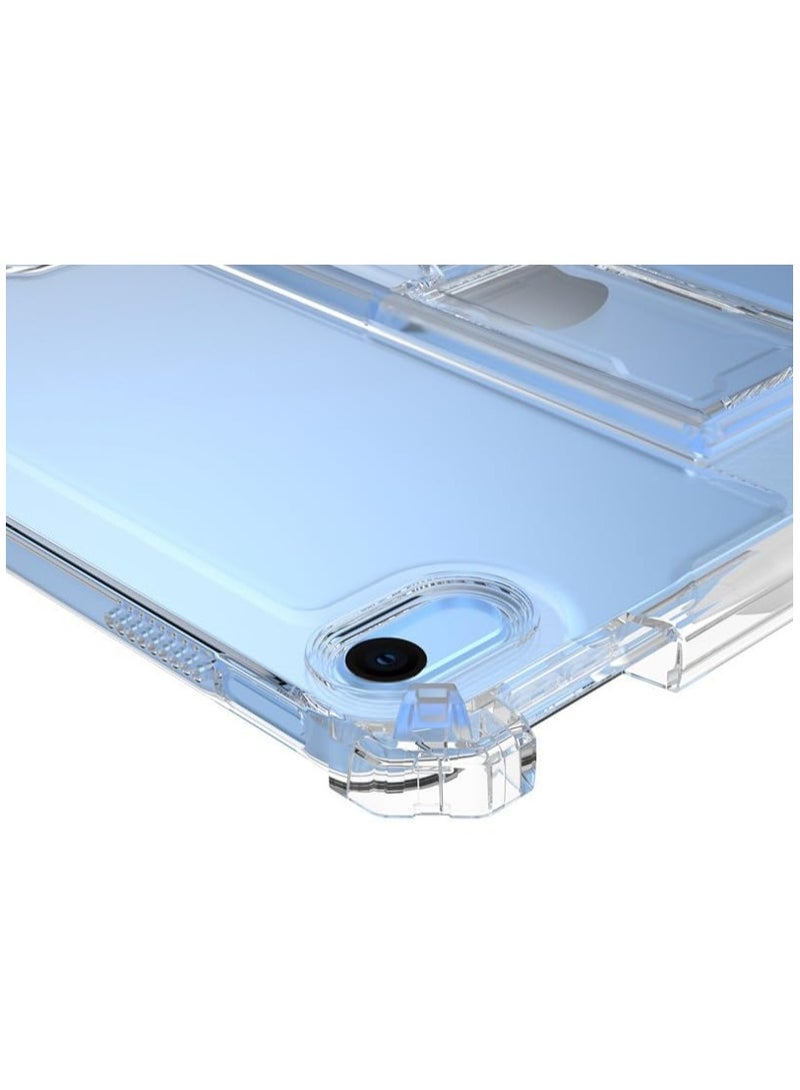 عام جراب شفاف لجهاز iPad Mini 7 (2024)، جراب شفاف مضاد للسقوط والاصفرار للكمبيوتر اللوحي الذكي مع فتحة قلم وحامل متعدد العرض، جراب حماية ناعم متين من مادة TPU - Image 4