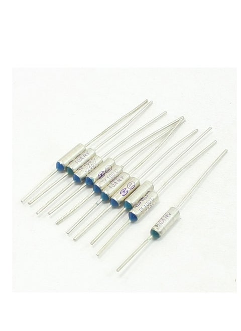 Thermal Fuse, 210°C Temperature Rating, 10A Current Rating, Set of 5