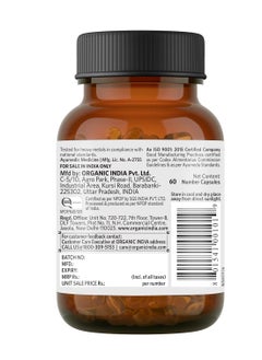 Organic India Ashwagandha Relieves Stress And Vitality Organic india  - Image 2