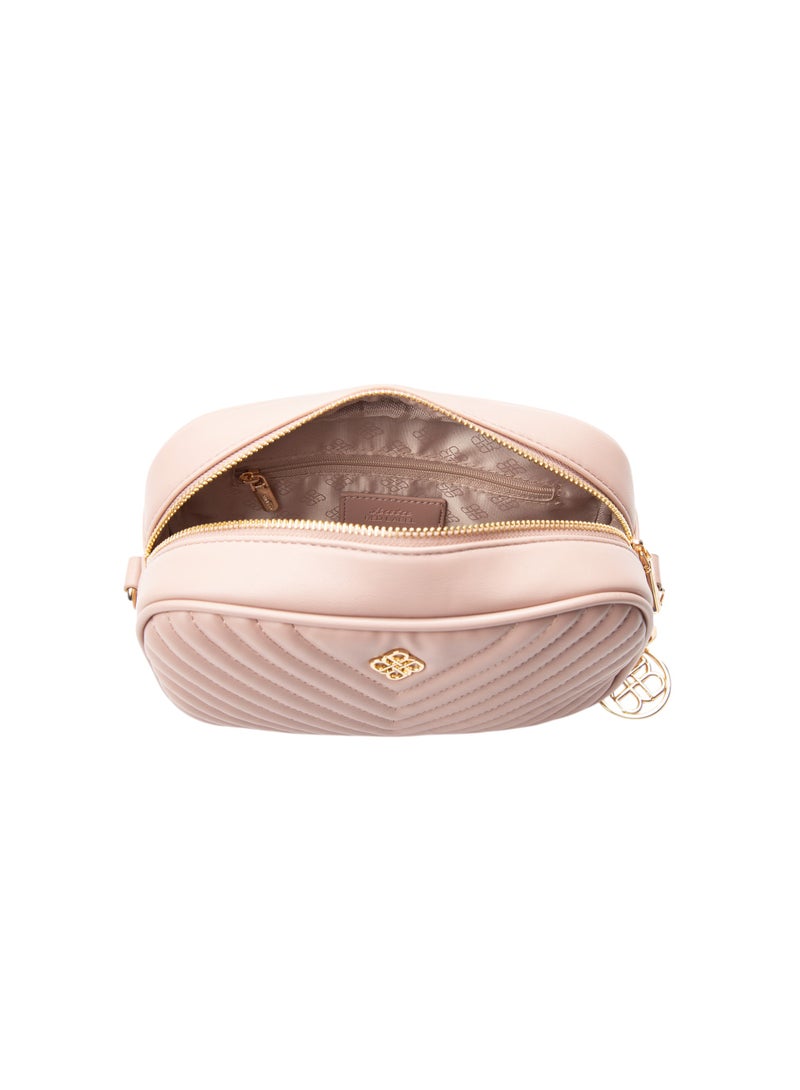 Bata Quilted Sling Bag Pink - Image 4