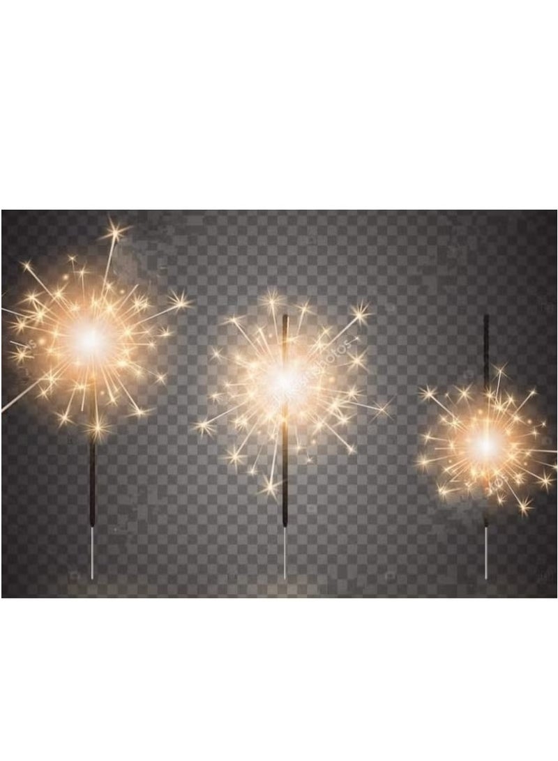 SORAL Stars Sparkling Candles Set Of 20 - Image 2