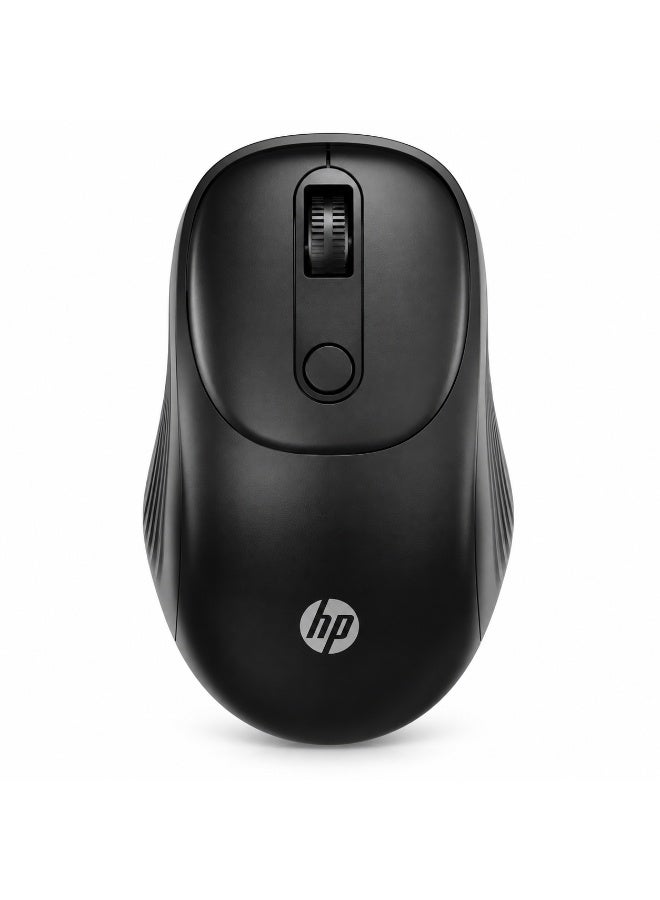 HP S4000 Wireless Silent Mouse – 2.4GHz, 800/1200/1600 DPI, USB Nano Receiver, 4 Buttons, 10m Range, Black black - Image 1