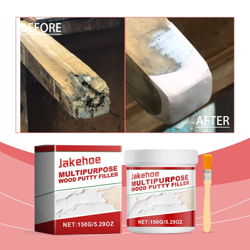 Jakehoe Multi-Purpose Wood Putty Filler Furniture Wood Damage Crack Filling Wood Product Repair Paste - Image 2