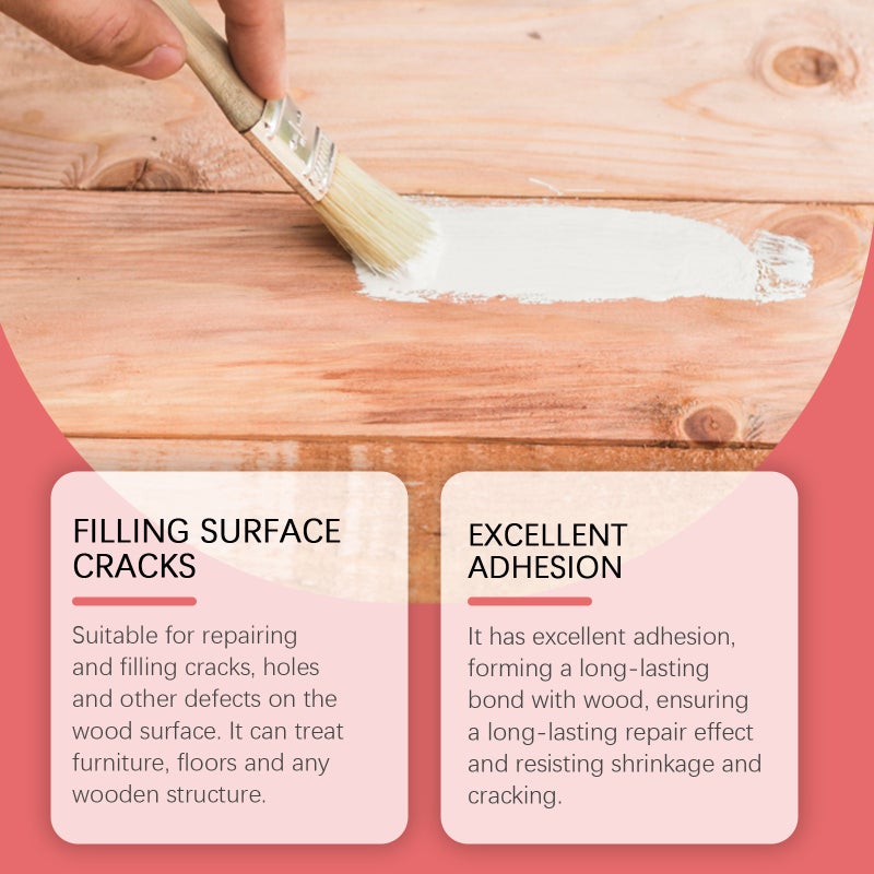 Jakehoe Multi-Purpose Wood Putty Filler Furniture Wood Damage Crack Filling Wood Product Repair Paste - Image 3