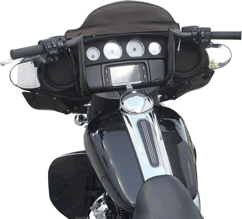 Mofun 10" Rise Ape Hangers Handlebar for Harley Touring Models 1986-2023 - Gloss Black - Image 2