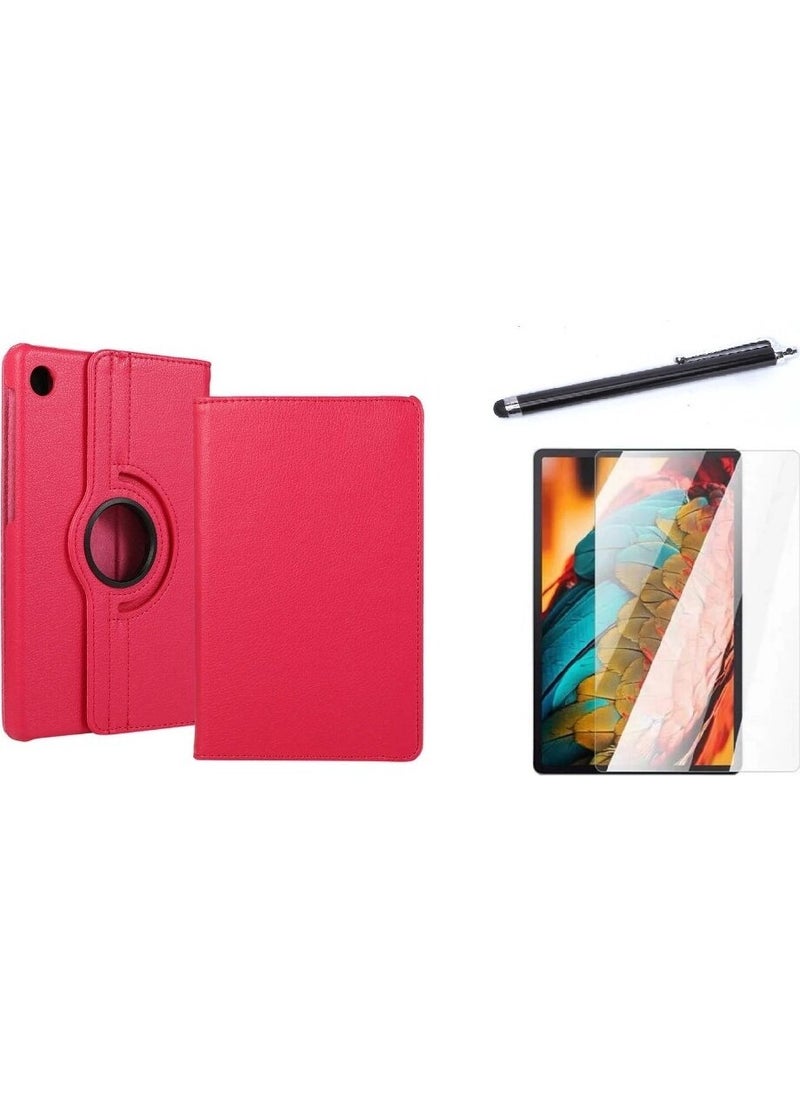 Nezih Case - Decent Case Lenovo Tab M10 Plus TB-328F 3rd Generation Rotatable Stand Leather Case Screen Protector Pen - Image 1