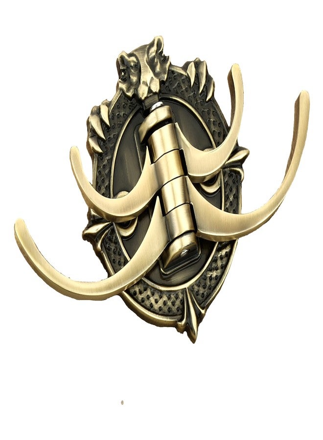Indeed Lion Design Movable Key Stand Key Holder for Home & Office / 4 Pin Key Hanging Hooks/Key Chain Hanging/Wall Mounted Key Holder/Wall Hook Stand/Cloth - Image 2