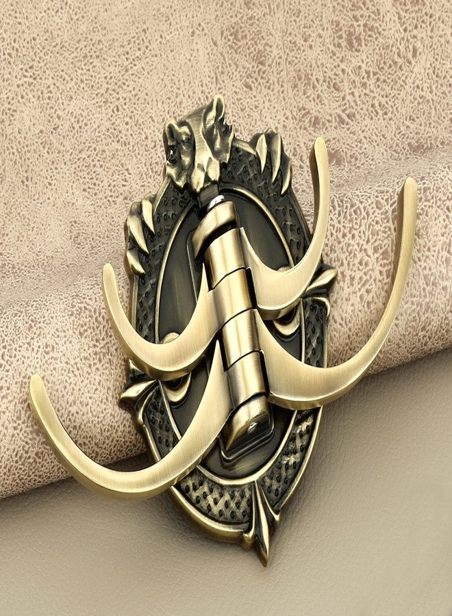 Indeed Lion Design Movable Key Stand Key Holder for Home & Office / 4 Pin Key Hanging Hooks/Key Chain Hanging/Wall Mounted Key Holder/Wall Hook Stand/Cloth - Image 4