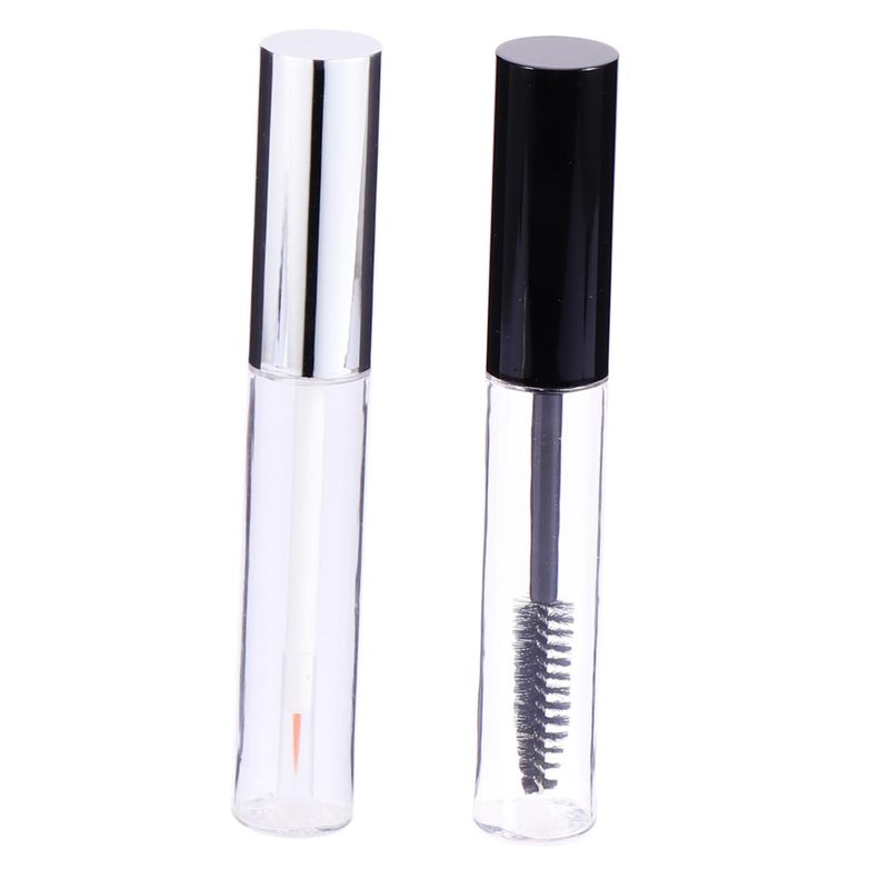 Healeved 12pcs Diy Beauty Kit Empty Mascara Tubes Eyelash Liner Funnel Stopper Travel Leakproof Easy to Use - Image 1