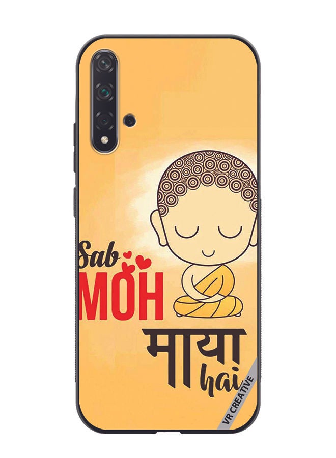 VR CREATIVE Protective Case Cover For Huawei Nova 5T Sab Moh Maya Hai Design Multicolour - Image 1