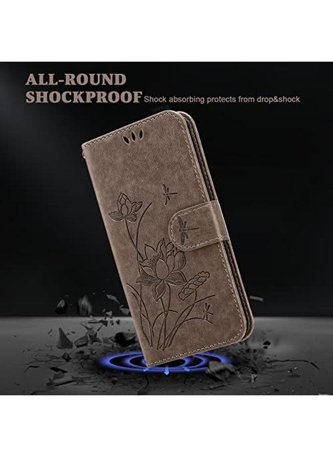 erorex - Iphone 13 Pro Case Genuine Leather Rfid Blocking Flip Magnetic Wallet Case With Card Slots Stand Shockproof Folio Phone Cover Compatible With Iphone 13 Pro 5G 6.1 Inch Brown - Image 1