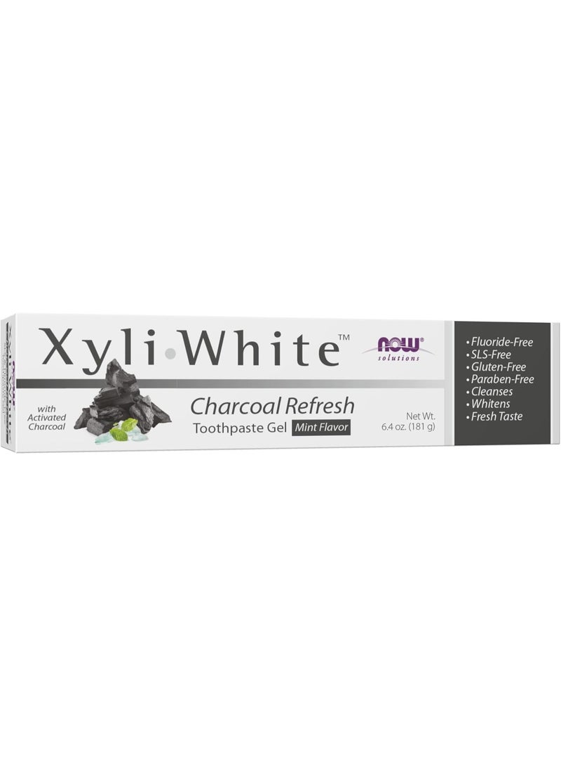 now Teeth whitening, with refreshing charcoal, mint, 6.4 ounces (181 grams) - Image 4
