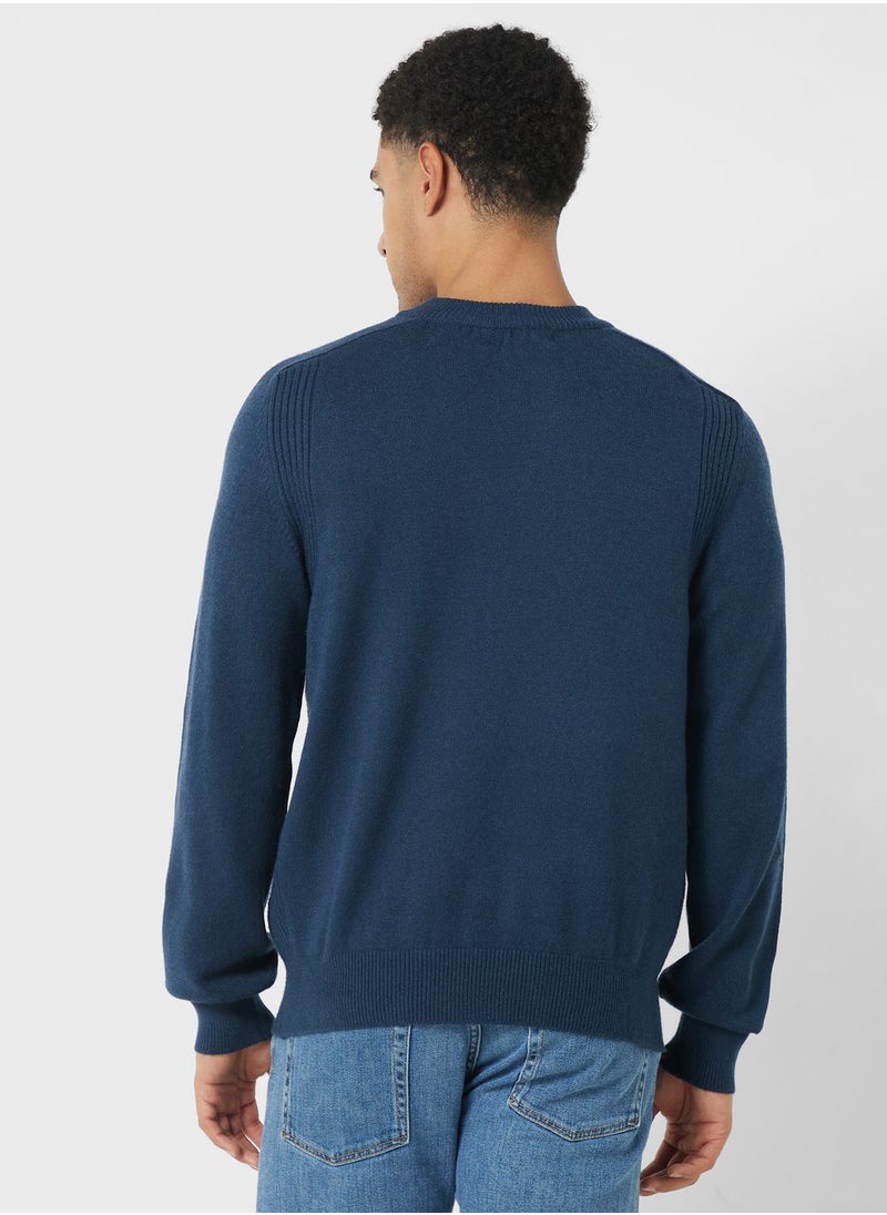 Robert Wood - Crew Neck Sweater - Image 1