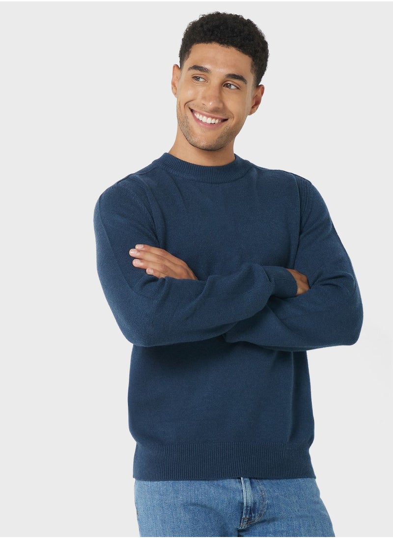 Robert Wood - Crew Neck Sweater - Image 1