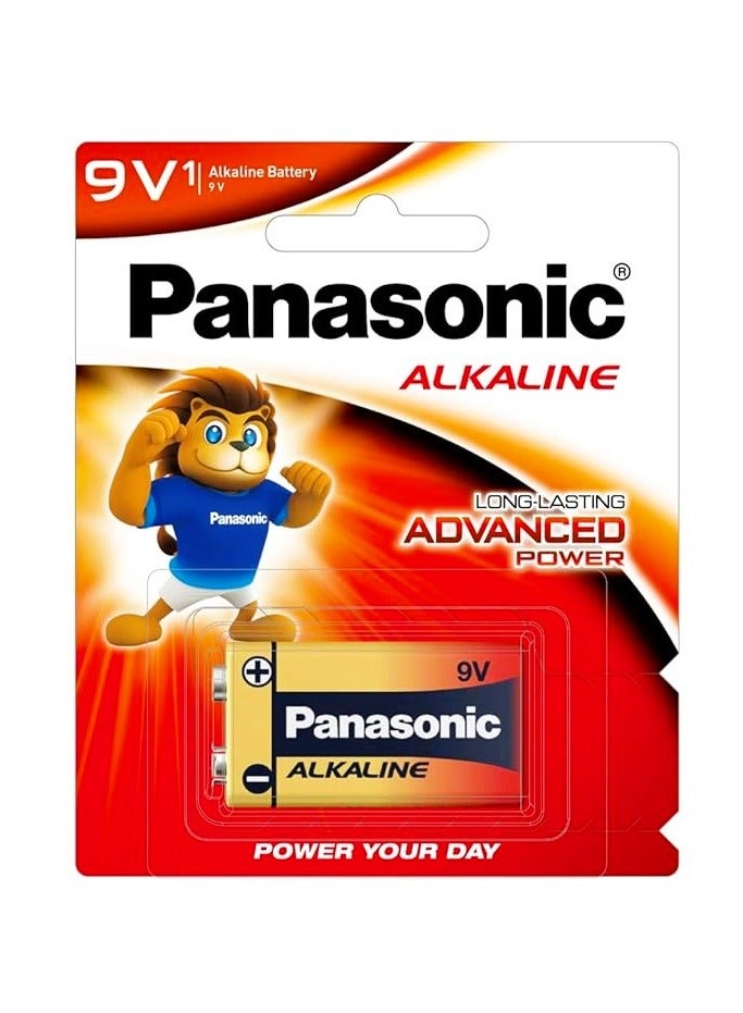 Panasonic 9V Alkaline Battery - Long-Lasting Power