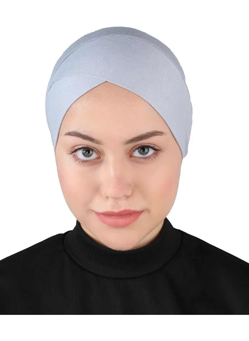 Ecardin Practical Cross Bonnet - St 264 Light Grey