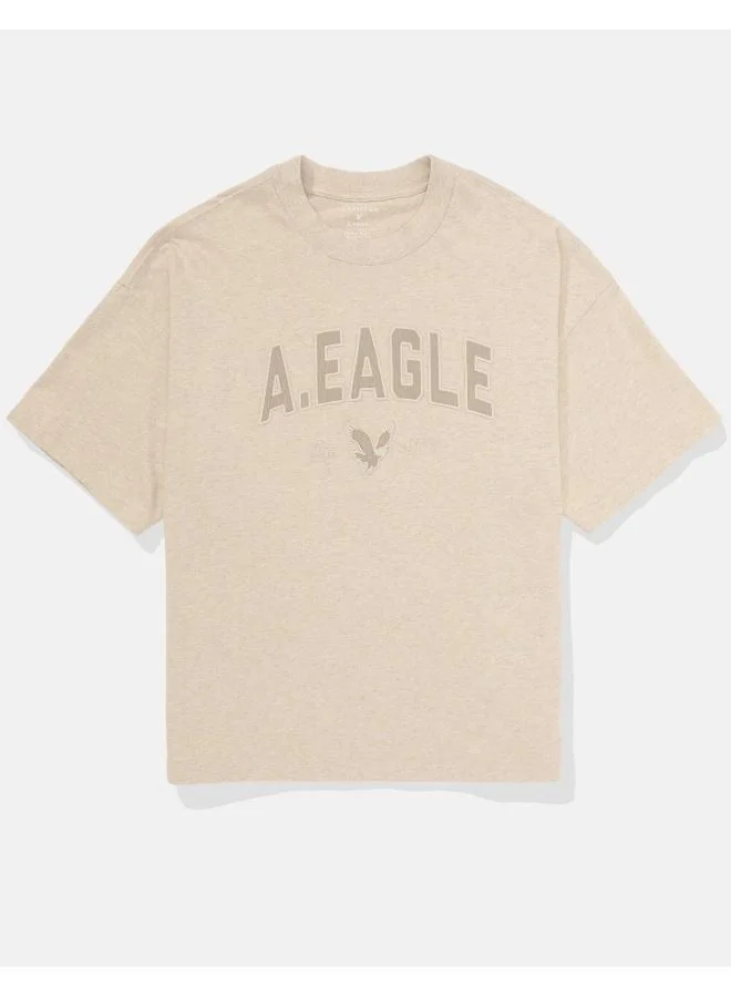 American Eagle AE Oversized Logo Graphic T-Shirt