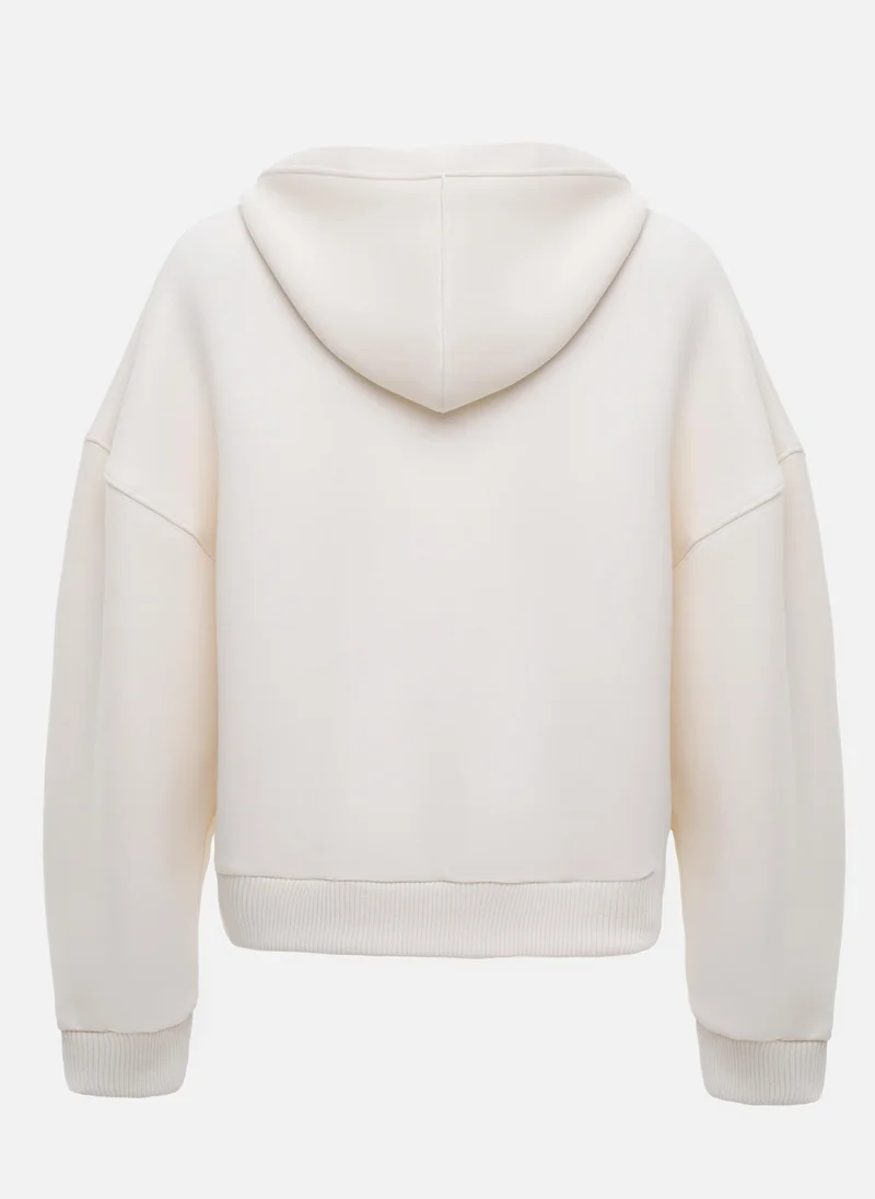 Lichi Cropped loose-fitting hoodie