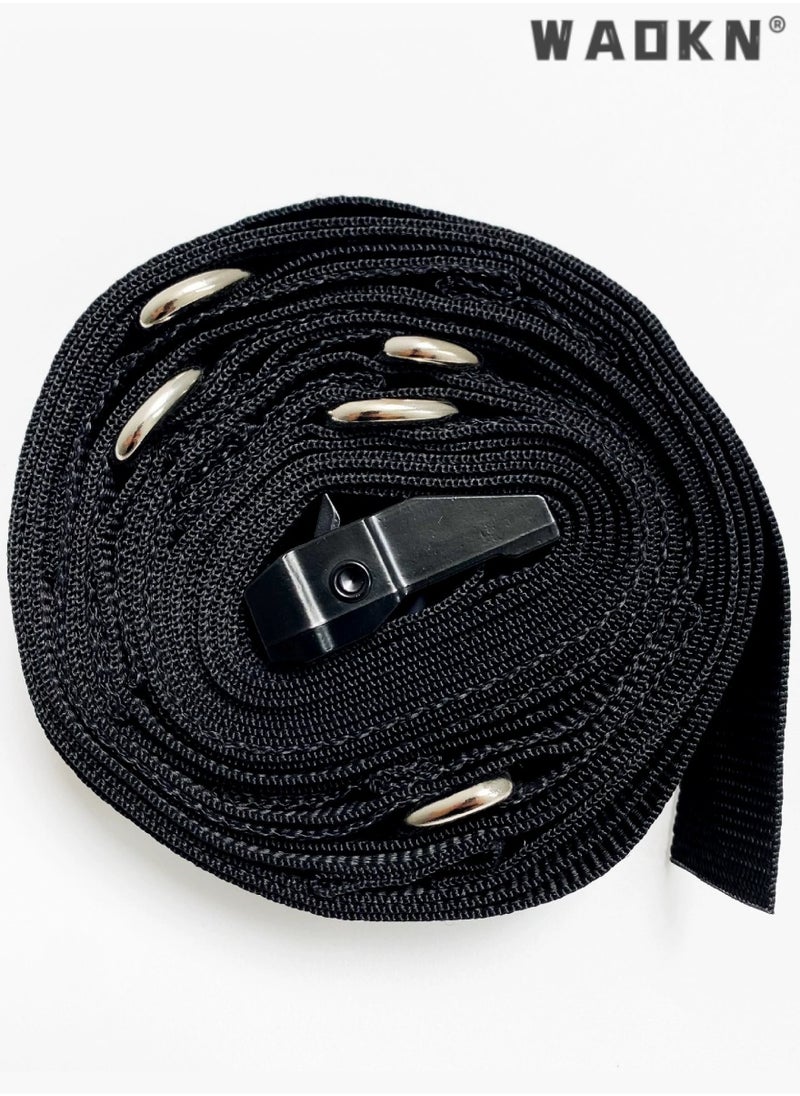WAOKN Upgraded Door Anchor Strap for Resistance Bands Workout Resistance Band Door Anchor Portable Easy Assemble Secure Multi Point Anchor Gym for Home Fitness Heavy Duty Door Anchor(Bands Not Included)  - Image 3