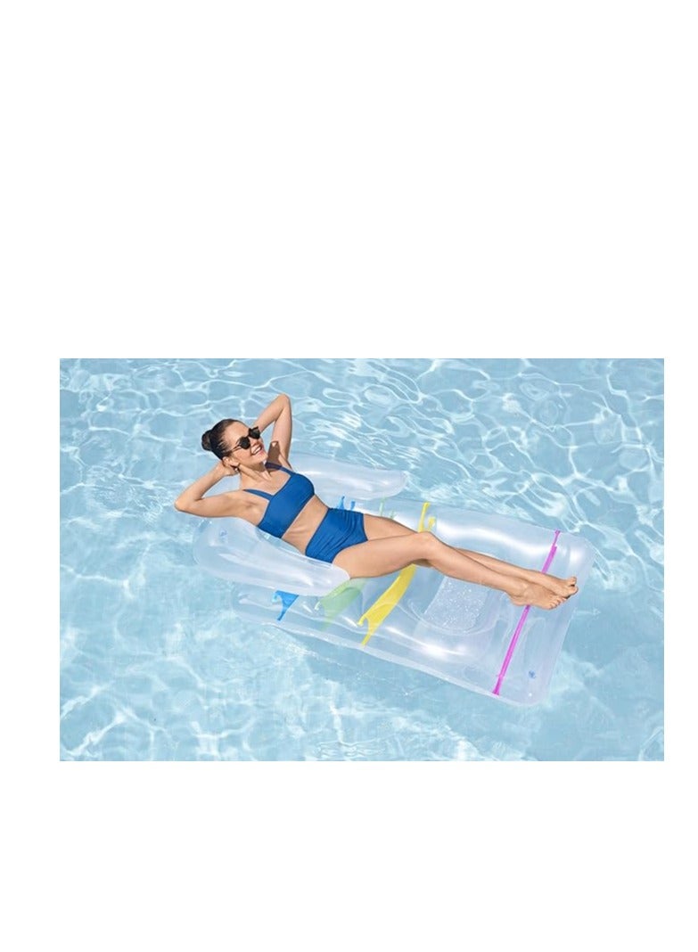 بست واي عوامة حمام سباحة قابلة للنفخ من Bestway Kool Lounge - 65 بوصة × 35 بوصة (1.65 متر × 89 سم)، كرسي استرخاء مريح - Image 3