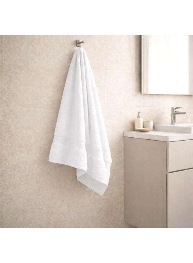 Pan Home Ultra Luxe Turkish Cotton Hand Towel - White - Image 1