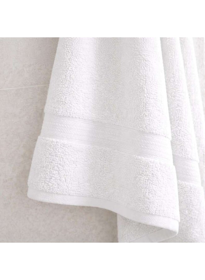 Pan Home Ultra Luxe Turkish Cotton Hand Towel - White - Image 3
