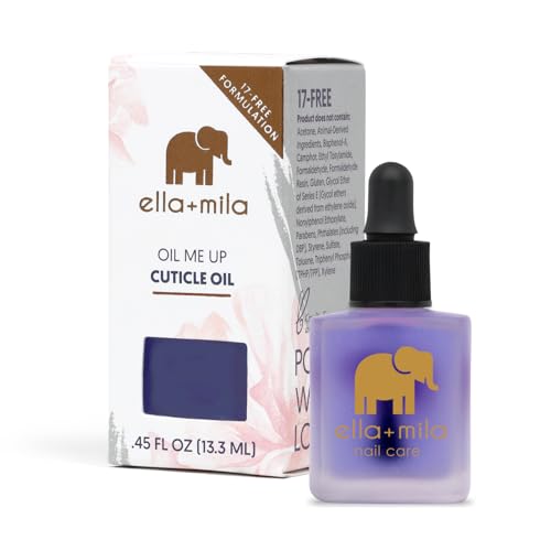 ella mila ellamila Premium Cuticle Oil for Nail Growth Fingernail Care Treatment with Lavender Vitamin E Strengthening Nail Oil for Damaged Fingernails Natural Cuticle Moisturizer 045 fl oz - Image 2