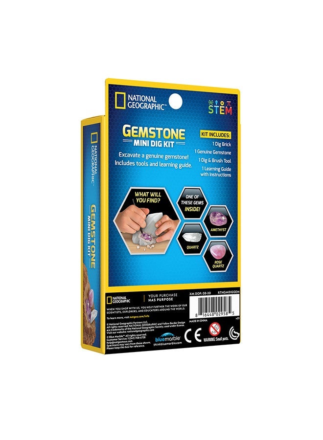 NATIONAL GEOGRAPHIC Blue Marble Impulse Gemstone Mini Dig Kit - Image 2