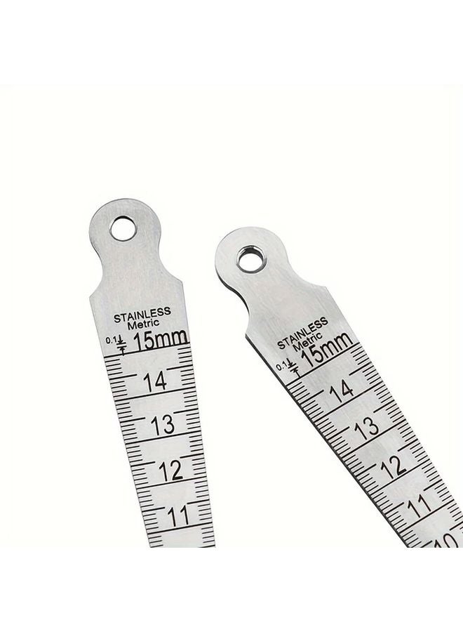 Thin Section 0 9mm Wedge Plug Gauge Dual Scale Metric Imperial 1 15mm Precision Tool - Image 3